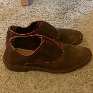 Trask brown shoes